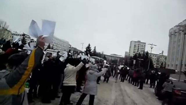 02-Самара, Флешмоб на пл. Славы 26.02.12 смотреть онлайн