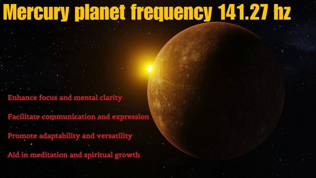 Mercury Planet Frequency 141.27 Hz Meditation Music смотреть онлайн