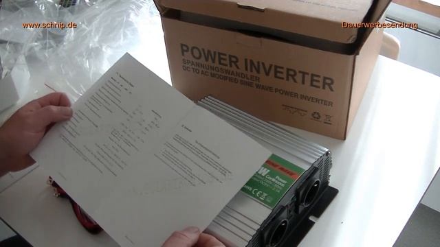 Power Inverter 24 V zu 220V 1000 W,für Haus, Auto oder Boot смотреть онлайн