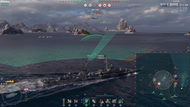 KWANT отрядом ПЛ U-4501 + эсминцы Z-52 и HARUGUMO смотреть онлайн
