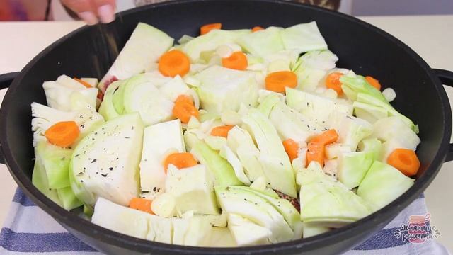 Теперь всегда так готовлю! Самая нежная баранина с капустой в казане смотреть онлайн