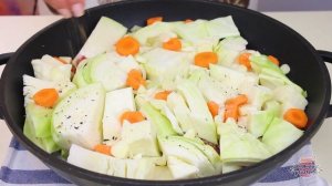Теперь всегда так готовлю! Самая нежная баранина с капустой в казане