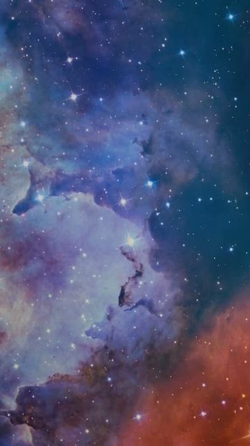 #shorts , #nebulae in liliac and blue colors #in space смотреть онлайн
