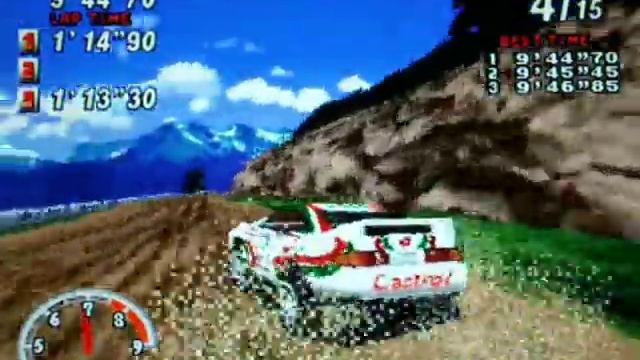 Sega Rally Time Trial (Arcade 3Laps) 9'44