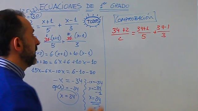 Ecuaciones De Primer Grado III
