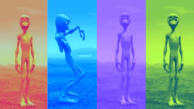 Alien Dance VS Funny Alien VS Dame Tu Cosita VS Funny Alien Dance VS Green Alien Dance #trending