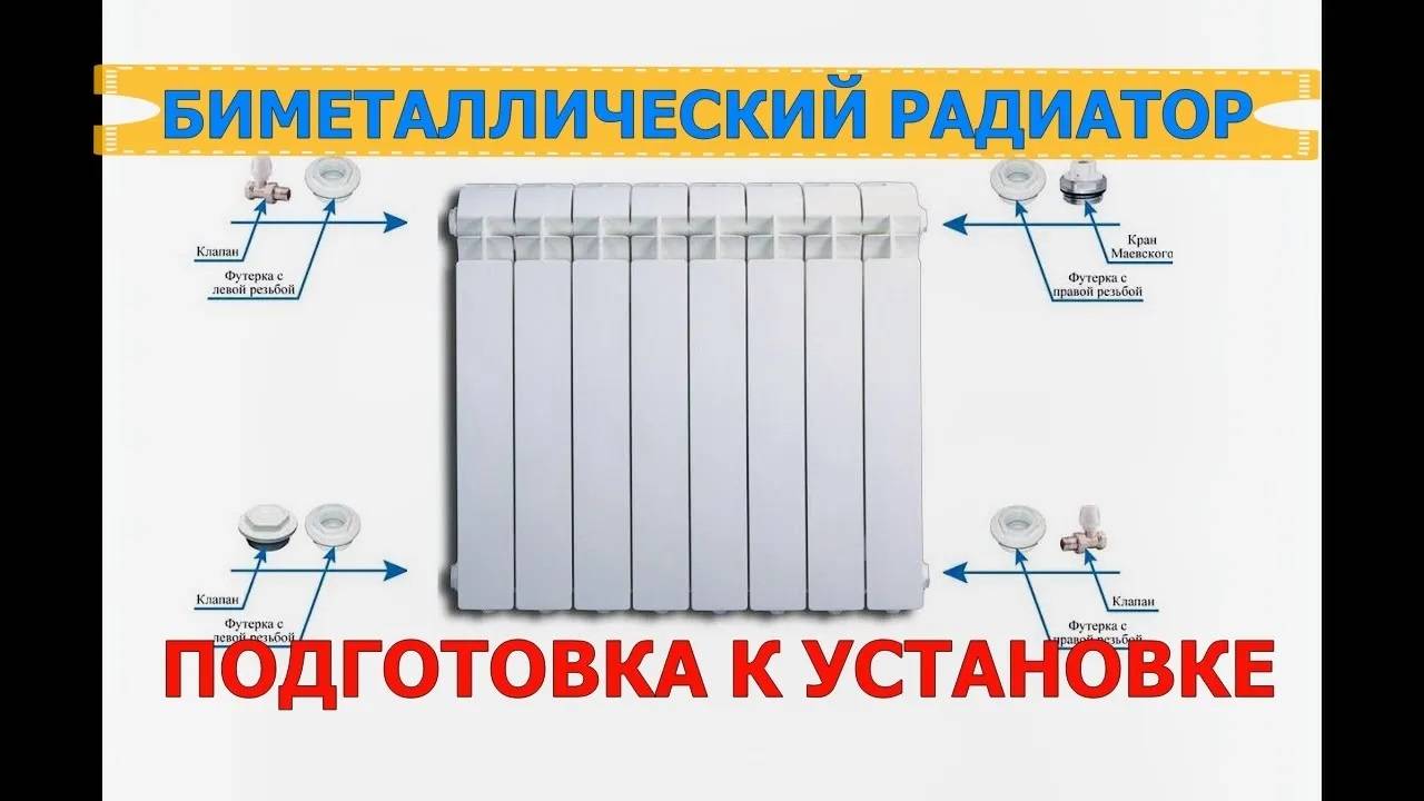 БИМЕТАЛЛИЧЕСКИЙ РАДИАТОР | ПОДГОТОВКА К УСТАНОВКЕ