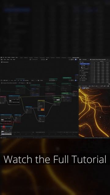 Abstract Glowing Lines in Blender 3.5 #shorts ✨ смотреть онлайн