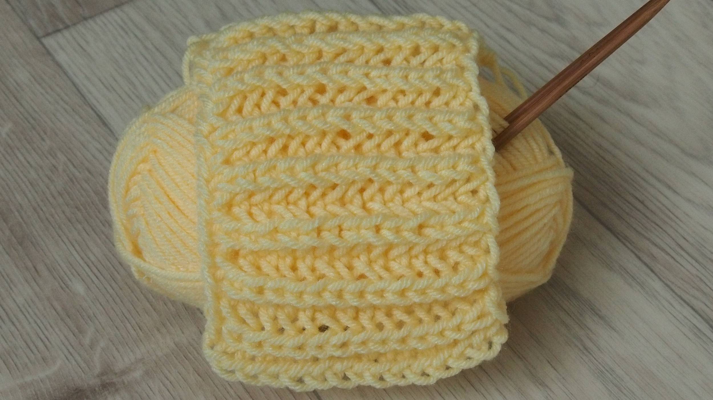 Английская резинка спицами Уроки вязания для начинающих* elastic band Урок 73 смотреть онлайн