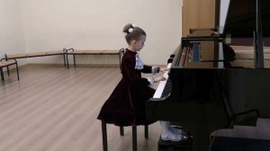 М.Клементи. Сонатина соч.36, ✓3, I ч. Елизавета Перова, 7 лет. Преподаватель Крекнина Н. П.