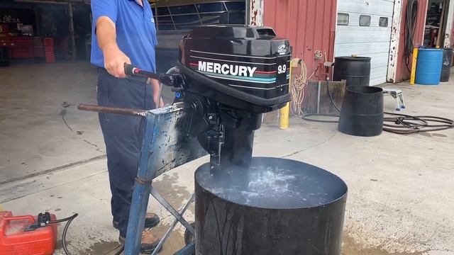 Used Mercury 9.9Hp Tiller Outboard