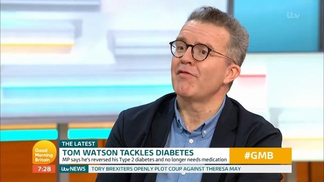 Tom Watson MP Opens Up About His Weight Loss and Reversing Diabetes | Good Morning Britain смотреть онлайн