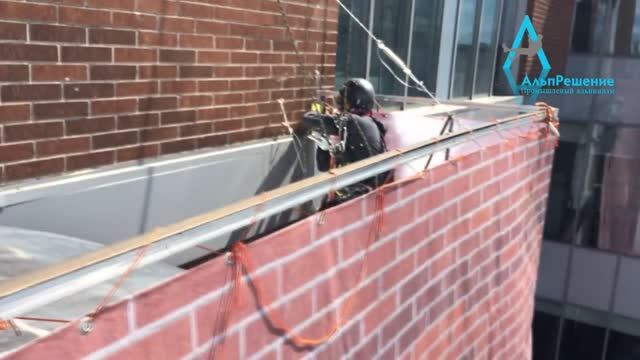 Монтаж фальшфасада