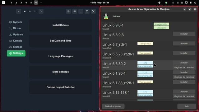 Manjaro Nuevas ISOS Y Gnome 46.1