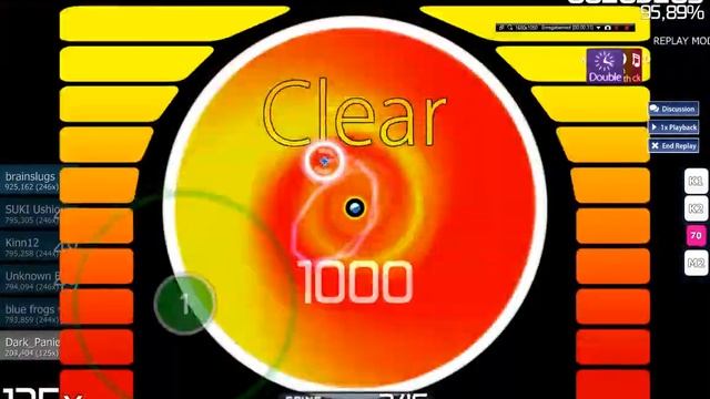 Osu! "Yakusoku no Hi" high score смотреть онлайн