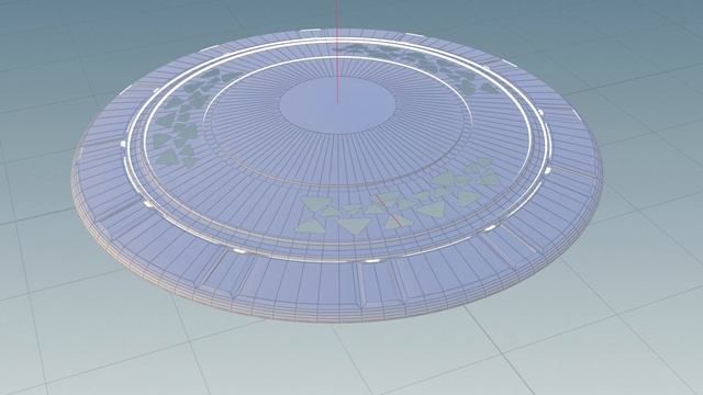 Procedural Ufo Model Made In Houdini 17
