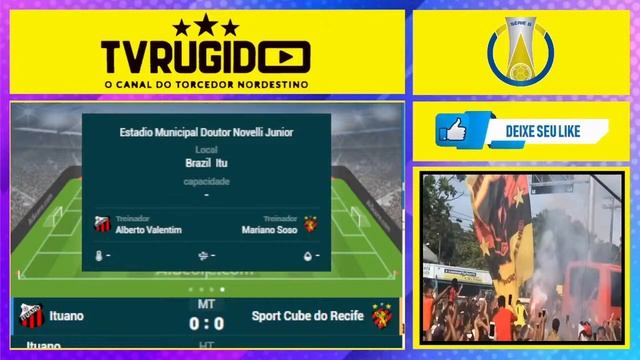 (AO VIVO) ITUANO X SPORT RECIFE - CAMPEONATO BRASILEIRO 2024 смотреть онлайн