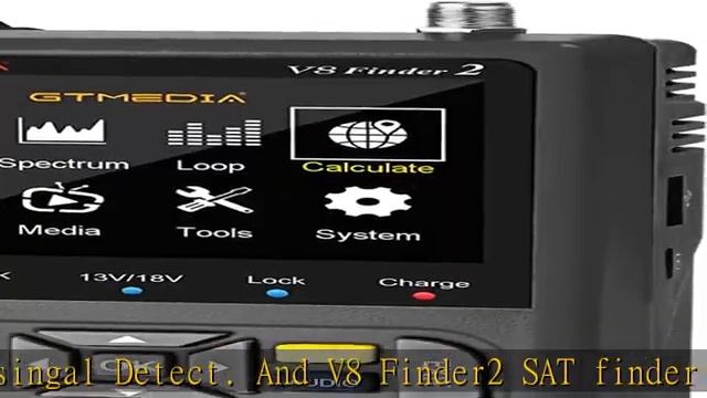 GT MEDIA V8 Finder2 Satellite Finder Digital FTA DVB-S/S2/S2X Signal Measuring Meter Detector Recei смотреть онлайн