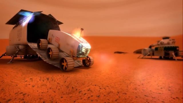 Выезд Марсохода из посадочного модуля