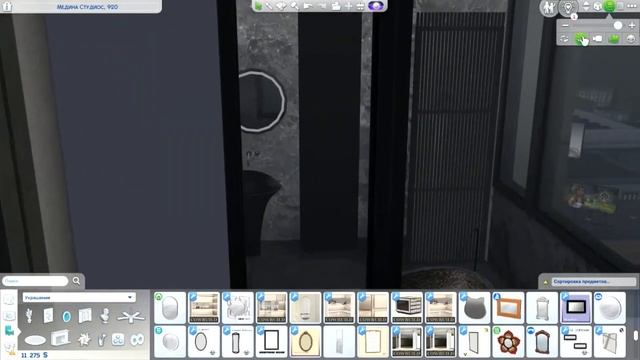 BLACK INTERIOR FOR SINGLE MAN ||The Sims 4: SPEED BUILD+ FREE LOT+CC DOWNLOADS смотреть онлайн