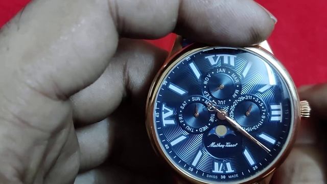 Moon Phase Watch, settings,pushers смотреть онлайн