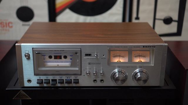 Sanyo RD-5030 Vintage Cassette Deck with VU meters - Serviced & Warranty! смотреть онлайн