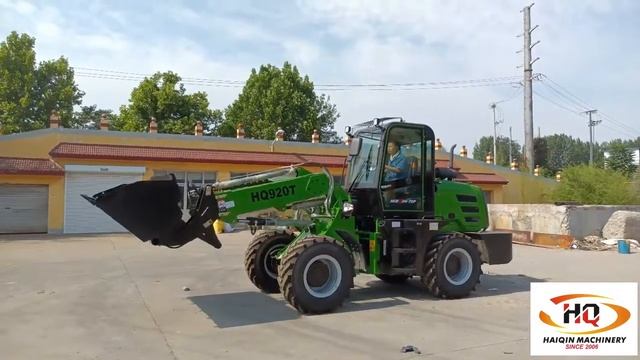 2.0ton Telescopic wheel loader ( HQ920T ) with Cummins Engine - NEW MODEL смотреть онлайн