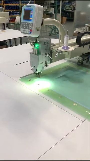 3000 RPM speed CNC panel stitching machine is testing for pillow case cover & pillow cushion cover смотреть онлайн