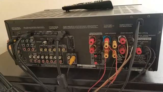 Receiver Onkyo TX-SR607 Hdmi 7.2 Canal Home Theater смотреть онлайн