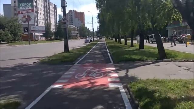 Первая в Чернигове велодорожка / Перша в Чернігові велодоріжка / The first bike path in Chernigov смотреть онлайн