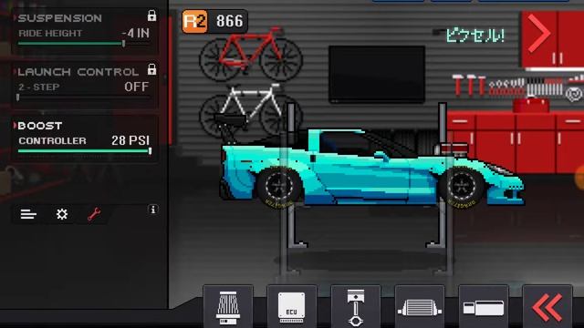 How to get lots of backfire on Pixel Car Racer смотреть онлайн