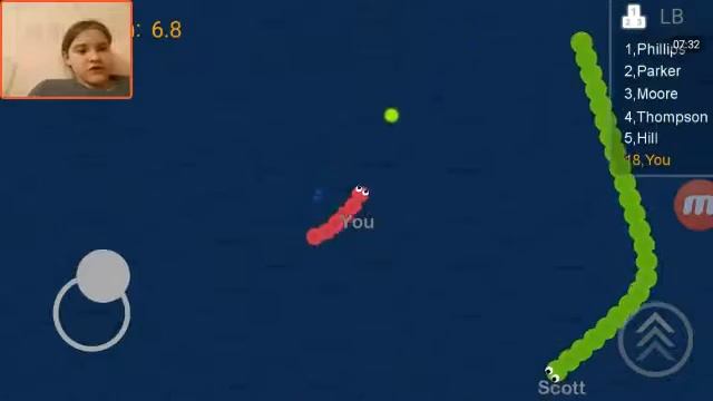 Самый большой червь в worm.io !!! смотреть онлайн