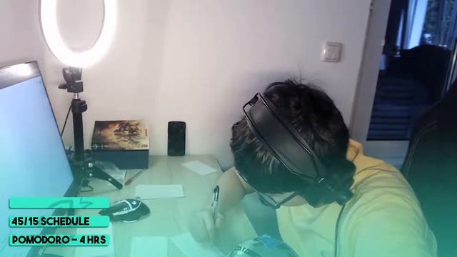 Study with Me (3 Hours) - Pomodoro 45/15 Sessions [Nature Rain Sounds] смотреть онлайн