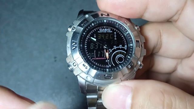 casio AMW-705 hunting timer time setting смотреть онлайн