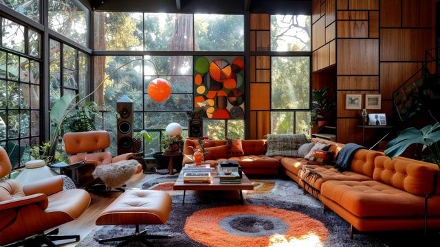 Rediscover Retro Elegance: A Journey Through A Midcentury Home's Rustic Vintage Interiors