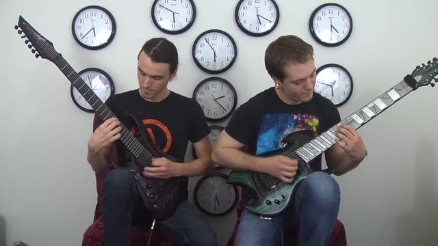 Rings Of Saturn Godless Times Lucas Mann & Miles Dimitri Baker LIVE Guitar Playthrough