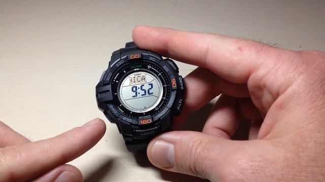 Casio Pro Trek (PRG-270): Change the Altimeter Units смотреть онлайн