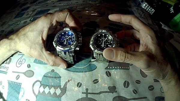 Invicta Poseidon Watch review/preview. Ronda Z-60 movements. Blue/Silver, & Rose Gold/Silver.