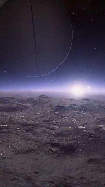 Space Ambient Music | Icy Moon • Orbits Ringed Planet • On Edge of Galaxy [ SPACE JOURNEY ] #Shorts смотреть онлайн