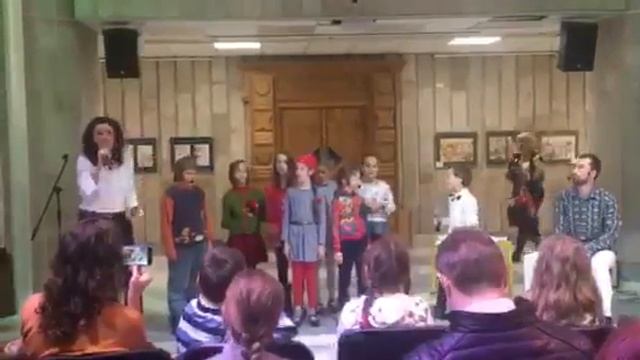 Пингвиний рэп в РГДБ. Читает поэт Елена Албул и ученики 3 класса.