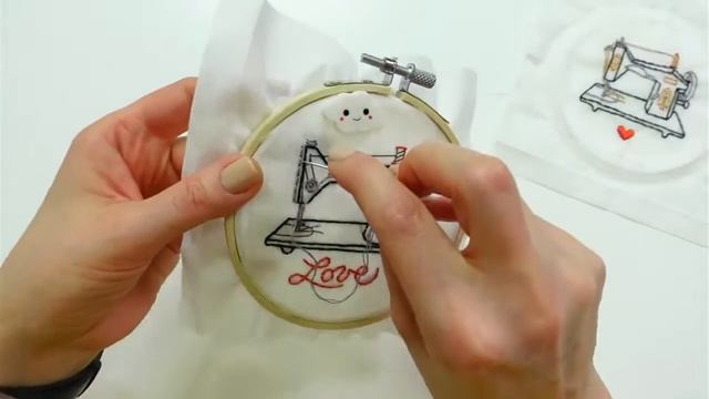 Embroidering vintage sewing machines- vid 4 - Live with Alyssa смотреть онлайн
