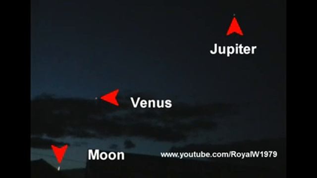 2012-02-25 - ROYALW1979 - MOON, VENUS AND JUPITER ALIGNMENT смотреть онлайн