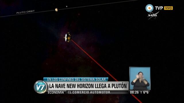 Visión 7 - La nave New Horizon llega a Plutón смотреть онлайн