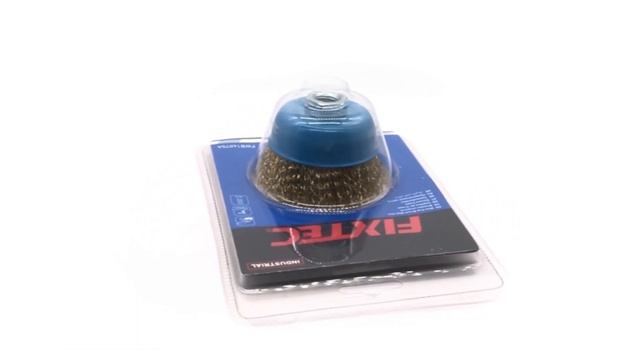 Корщетка-чашка FIXTEC 75 мм , гайка смотреть онлайн