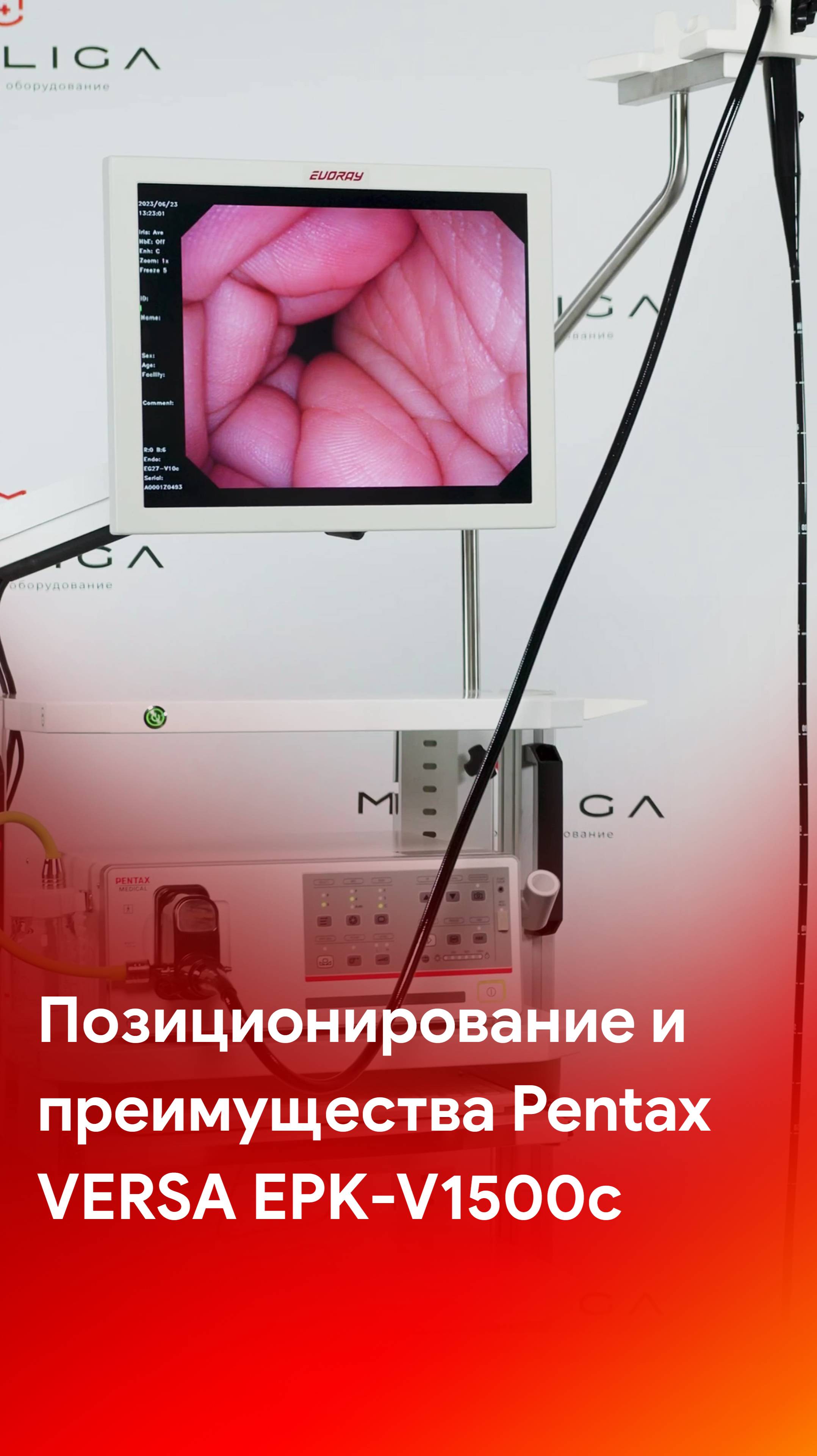 Позиционирование и преимущества видеопроцессора Pentax Versa EPK-V1500c смотреть онлайн