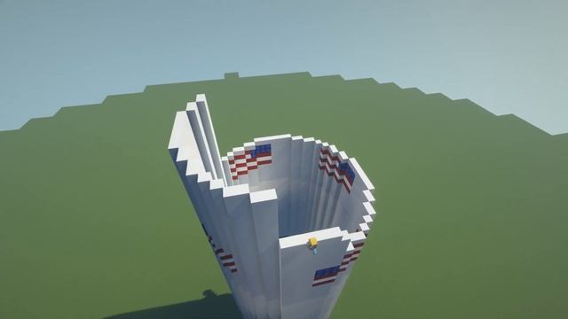 Minecraft 2.5:1 Scale Saturn V Build Timelapse