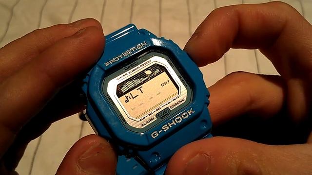 Casio G-Shock Watch Review - Model: GLX5600-2, Light Blue Surfer's Watch смотреть онлайн