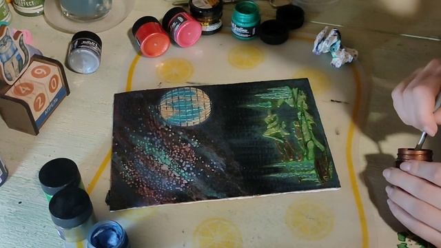 Процесс создания миниатюры панно "Верь" DIY смотреть онлайн