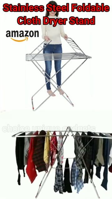 Steel Foldable Cloth Dryer Stand🤩🤩🤩#shorts#StainlesssteelfoldableClothdryerstand#youtubeshorts смотреть онлайн