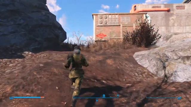 Fallout 4 - Flying UFO then Crash Site & Alien Blaster смотреть онлайн